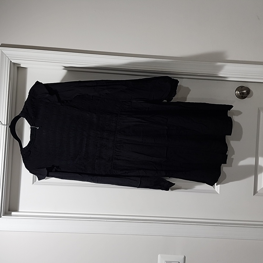 GAP Smocked Ruffle Mini Dress - Picture 3 of 8
